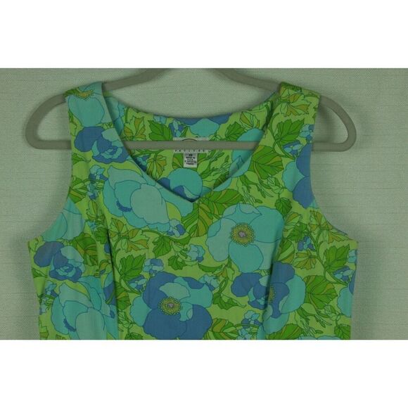 Vintage Talbots Women's Floral Sleeveless Dress with Pockets Classic Summer Casu - Picture 3 of 7